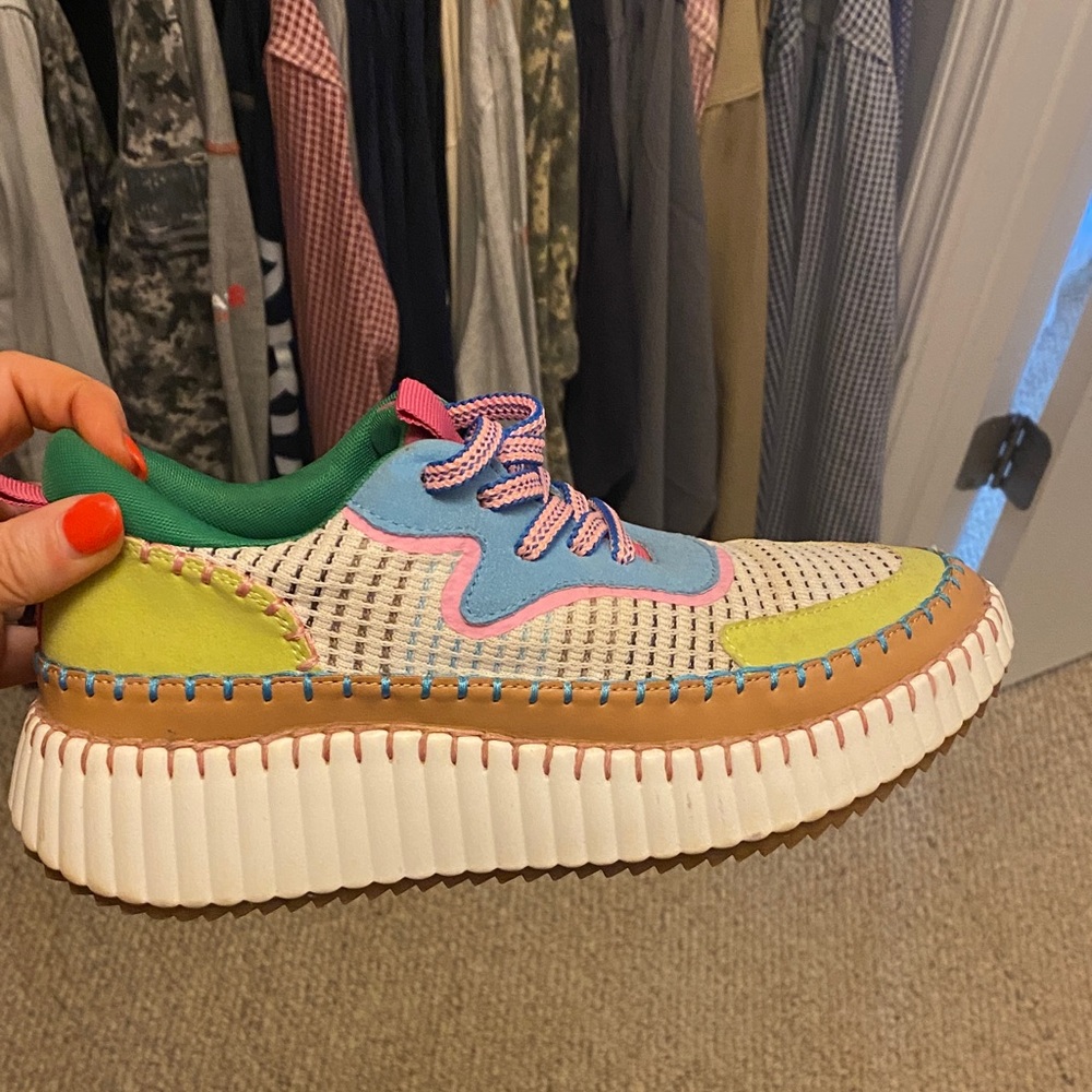 Colorful Mesh Sneakers